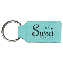 Load image into Gallery viewer, Leatherette Rectangle Keychain
