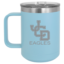 Load image into Gallery viewer, Jac-Del-Del 15 oz Stainless Steel Coffee Mug
