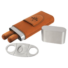 Load image into Gallery viewer, Cigar Case with Cutter
