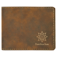 Load image into Gallery viewer, Laserable Leatherette Bifold Wallet
