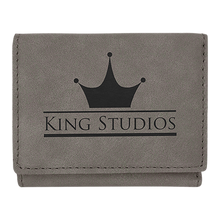 Load image into Gallery viewer, Trifold Leatherette Wallet
