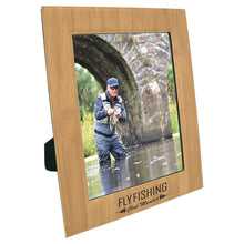 Load image into Gallery viewer, Bamboo Laserable Leatherette Photo Frame
